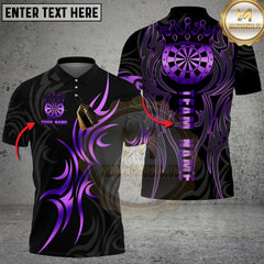 Maxcorners Darts Shirt Royal Crown Gold Dartboard Multioptions Personalized Name, Team Name Unisex 3D Shirt