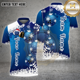 Maxcorners Bowling Shirt Ornament Bowling Ball Bauble Christmas Multi Options Personalized Name, Team Name 3D Shirt