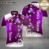 Maxcorners Bowling Shirt Ornament Bowling Ball Bauble Christmas Multi Options Personalized Name, Team Name 3D Shirt