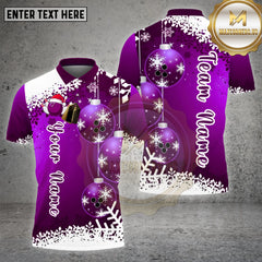 Maxcorners Bowling Snowflake Christmas Multioptions Personalized Name, Team Name 3D Shirt