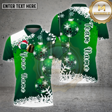 Maxcorners Bowling Shirt Ornament Bowling Ball Bauble Christmas Multi Options Personalized Name, Team Name 3D Shirt