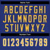 Maxcorners Custom Royal Gold-White Split Fashion Football Jersey LM2605