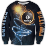 Maxcorners 8 Ball Billiard Personalized 3D Unisex Shirt