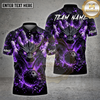 Maxcorners Dragon Bowling Lava Inferno Multiple Options Personalized Name, Team Name 3D Shirt