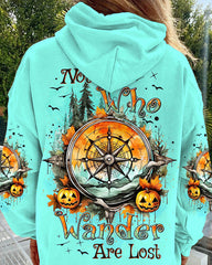Maxcorners Not All Who Wander Are Lost Compass Halloween All Over Print LM2101