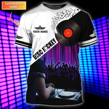 Maxcorners DJ Personalized 3D All Over Printed Shirt