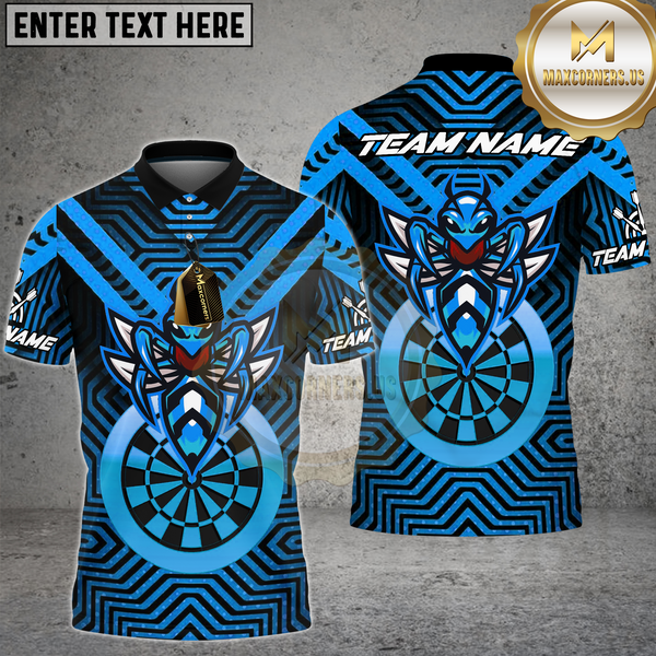Maxcorners Dart Shirt Angry Hornet Multioptions Personalized Name, Team Name Unisex 3D Shirt (4 Colors)