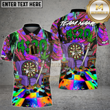 Maxcorners Dart Shirt 420 Vibe Trippy Chill Multioptions Personalized Name, Team Name Unisex 3D Shirt (4 Colors)