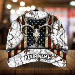 Maxcorners Epic Chuilon Fashion Deer Hunting Camo Pattern 3D Multicolor Personalized Cap