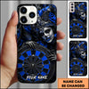 Maxcorners Gothic Queen Skull Dartboard Dark Rose Art Multicolor Options Personalized Name 3D Phonecase