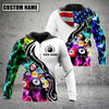 Maxcorners Billiards 8 Ball Multicolor Smoke Pattern 3D All Over Printed Clothes