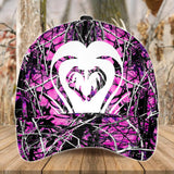 Maxcorners Heart Shape Dear Horns Pink Camouflage Hunting Apparels