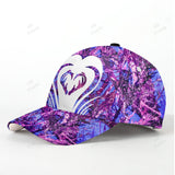 Maxcorners Heart Shape Dear Horns Purple Camouflage Hunting Apparels
