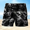 Maxcorners Skull Smoke Mens Board Shorts