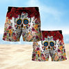 Maxcorners Sugar Skull Mens Board Shorts