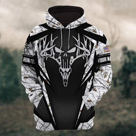 Maxcorners Personalized Name Premium Hunting Hoodie & Zip Hoodie 3D