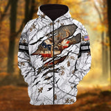 Maxcorners Personalized Name Premium Hunting Hoodie 3D