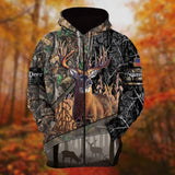 Maxcorners Personalized Name The Premium Hunting 3D Hoodie & Zip Hoodie