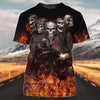 Maxcorners Zombie Biker Motorcycle Shirt 3D SO111