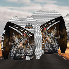 Maxcorners Custom Name Ride Or Die Limited Shirt 3D All Over Print Shirts