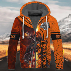 Maxcorners Custom Name Live To Ride Limited Shirt 3D