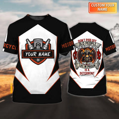 Maxcorners Custom Name Don't Piss Of Old People Limited Edition Shirt 3D