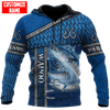 PERSONALIZED WAHOO FISH FISHING ALL OVER PRINTED COMBO HOODIE AND SWEATPANT