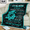 Maxcorners Mother's Day Dolphin To My Mom From Daughter 3D Over Printed Blanket