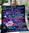 Maxcorners Mother's To Our Loving Mom 3D Over Printed Blanket