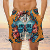 Maxcorners Skull Butterfly Mens Board Shorts