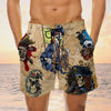 Maxcorners Pirate Skull Men's Board Shorts