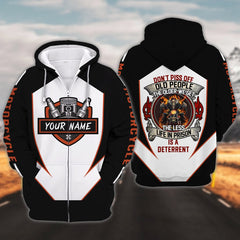 Maxcorners Custom Name Don't Piss Of Old People Limited Edition Shirt 3D