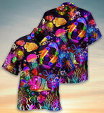 Maxcorner Fish Rainbow Lovely Style Hawaiian Shirt