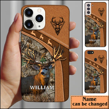 Maxcorners Leather Pattern Personalized Phone  Samsung  Phone case