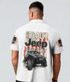 Maxcorners I'm Black Jeep Usa Flag Polo Shirt HM4