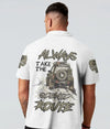 Maxcorners Always Take The Scenic Route Drawing Jeep Polo Shirt