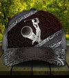 Maxcorners Golf Player Hexagon Graphic All Over Printed Cap