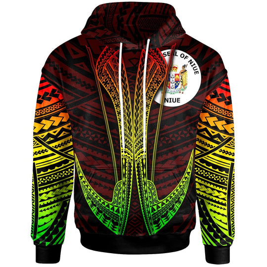 Maxcorners  Niue -  Hoodie - Fish Hook Color 4