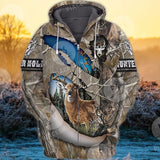 Maxcorners Hunter Holic Deer 3 All Over Printed 3D Shirts