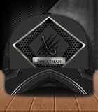 Maxcorners  Personalized Black Fishing Cap
