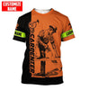Maxcorners Personalized Name Orange & black Carpenter 3D All Over Printed HU120