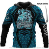 Maxcorners Fishing Makes Me Happy Personalized Name 3D Shirt