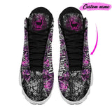 Maxcorners Deer Hunting Personalized Name AJD 13 Sneakers