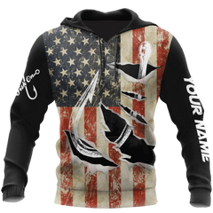 Maxcorners Custom Name Hooked On Fishing America