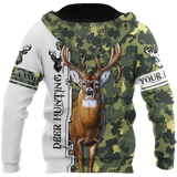 Maxcorners Customized Name Deer Hunting 2 3D Design All Over Printed