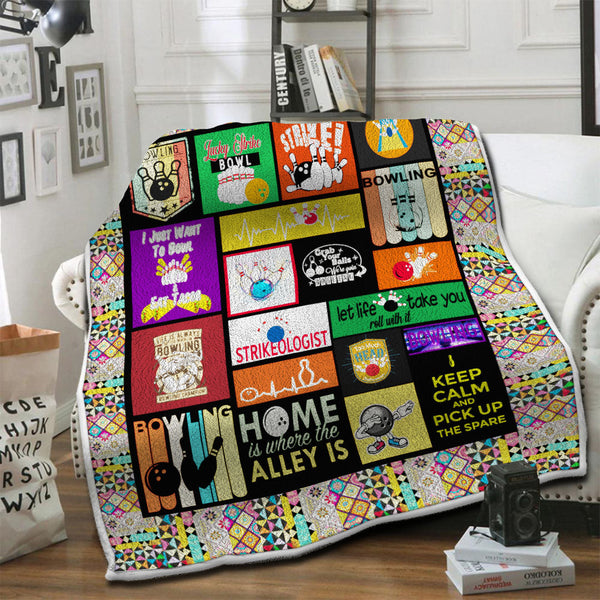 Maxcorners Bowling I Like Take You Rell With It Blanket