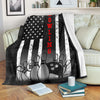 Maxcorners Black Bowling American Usa Flag Blanket
