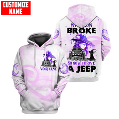 Maxcorners Custom Name Broke A Jeep Shirt