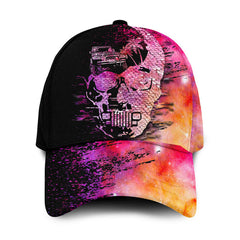 Maxcorners Classic Cap- Jeep Skull Beach Colorful Style