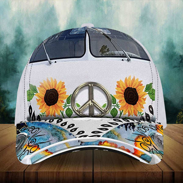 Max Corners Unique Camping Car Art Custom 3D Cap